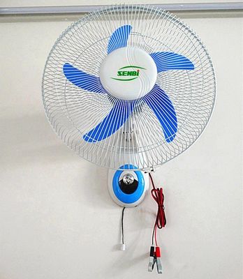 Ventilatore a muro solare a 18 pollici a 16 pollici, fan del supporto della parete del motore di CC della materia plastica