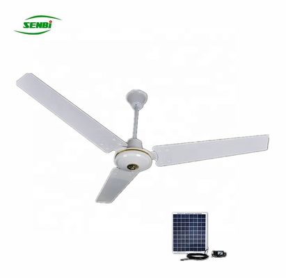 Alto ventilatore da soffitto solare di CC del picco RPM, ventilatore da soffitto del pannello solare per dell'interno